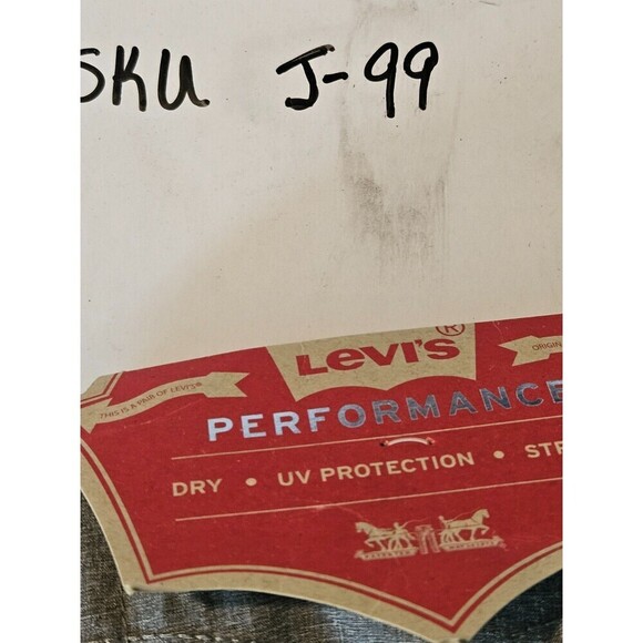 Levis Boys 511 Slim Fit Stretch Gray Performance UV Shorts 14 NWT - Picture 11 of 11